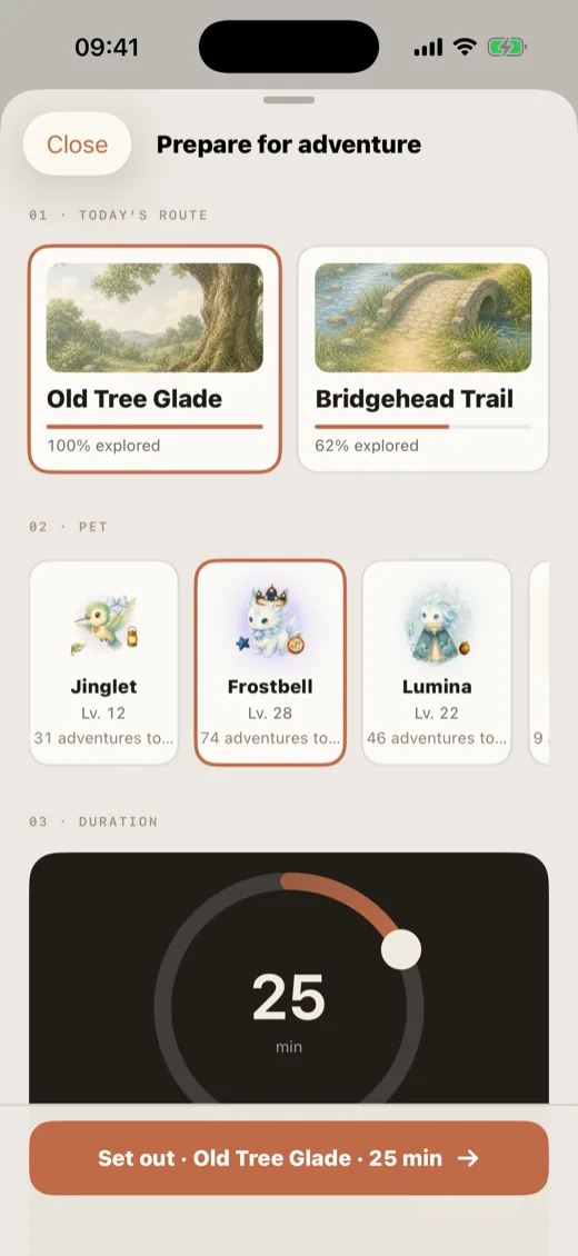 Lumea — Adventure setup