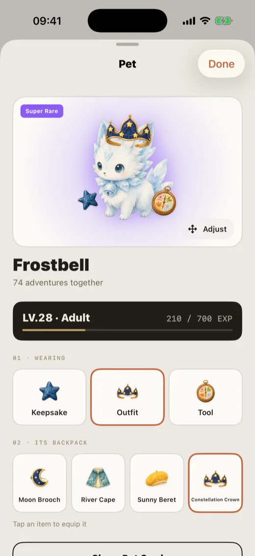 Lumea — Pet detail