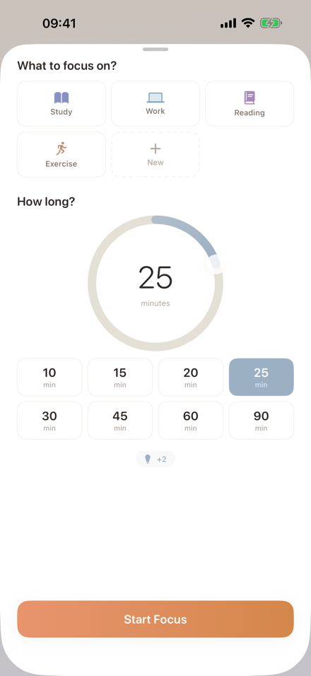 Lumea V1 — 集中を始める